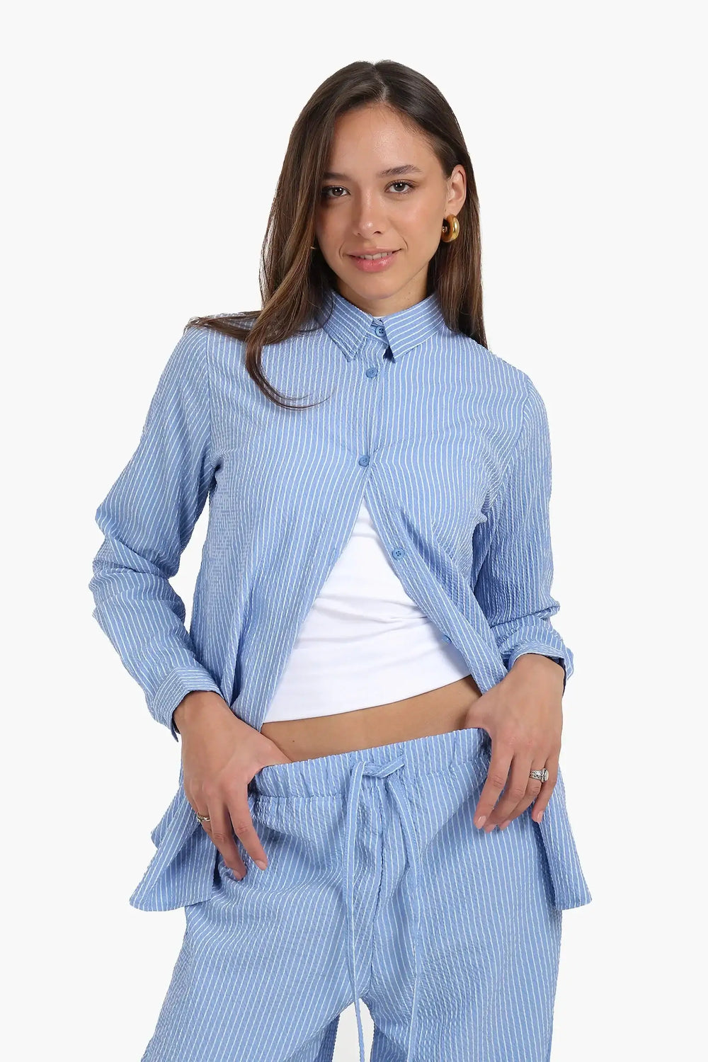 Striped Long-Sleeve Shirt