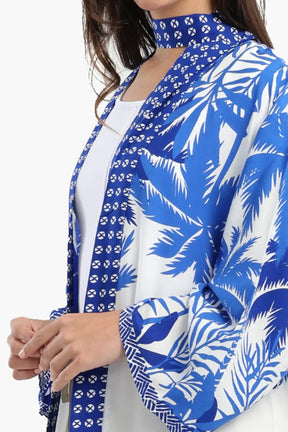 Palm Trees Printed Kimono