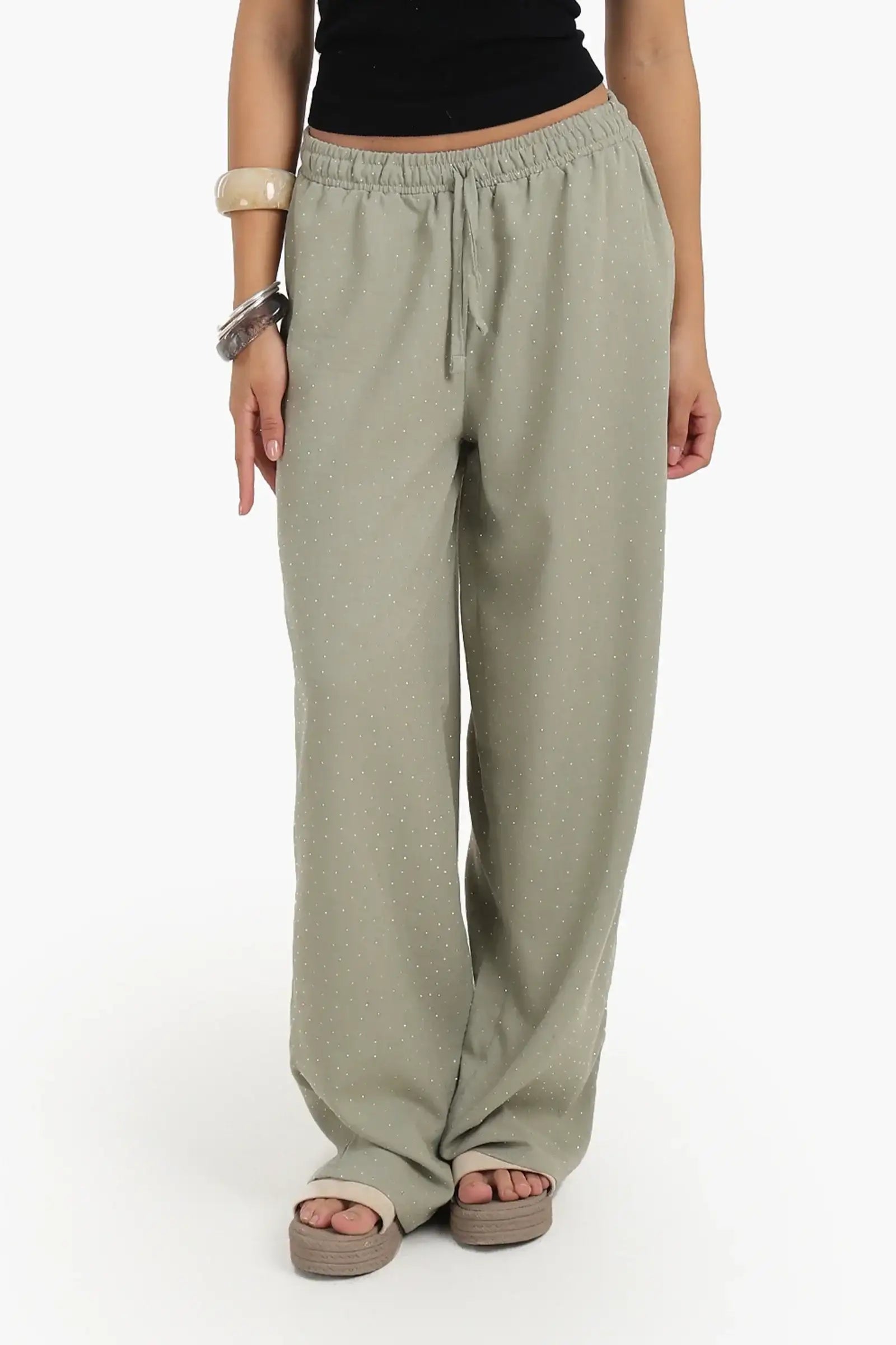 Pants with Small Studs