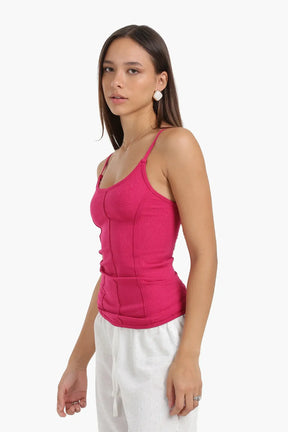 Seamless Microfiber Corset Top
