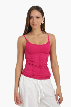 Seamless Microfiber Corset Top