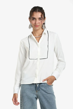 Stitched Front Panel Shirt