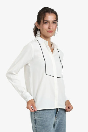 Stitched Front Panel Shirt
