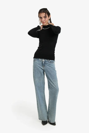 Mock Neck Pullover