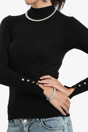 Mock Neck Pullover