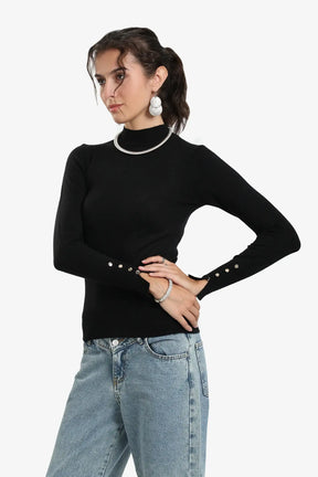 Mock Neck Pullover