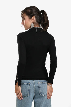 Mock Neck Pullover