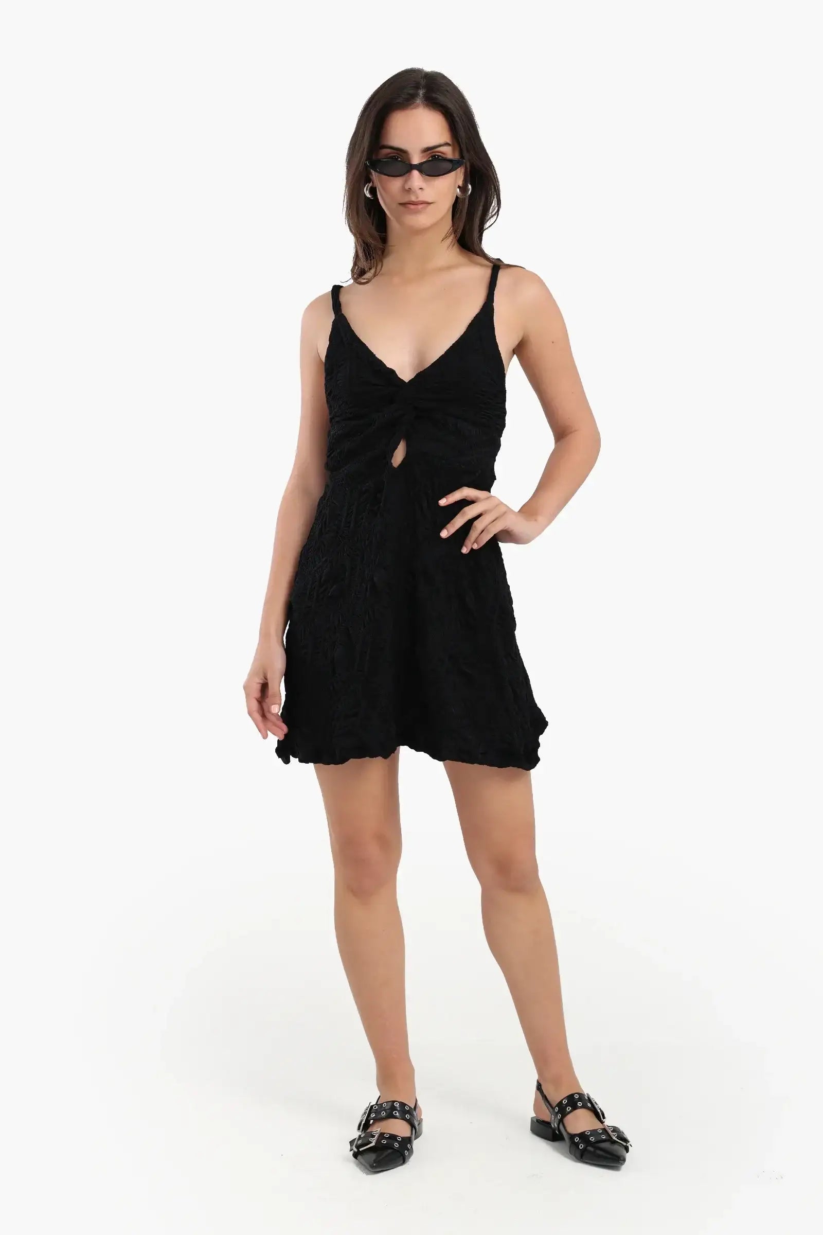 Jacquard Textured Beach Dress