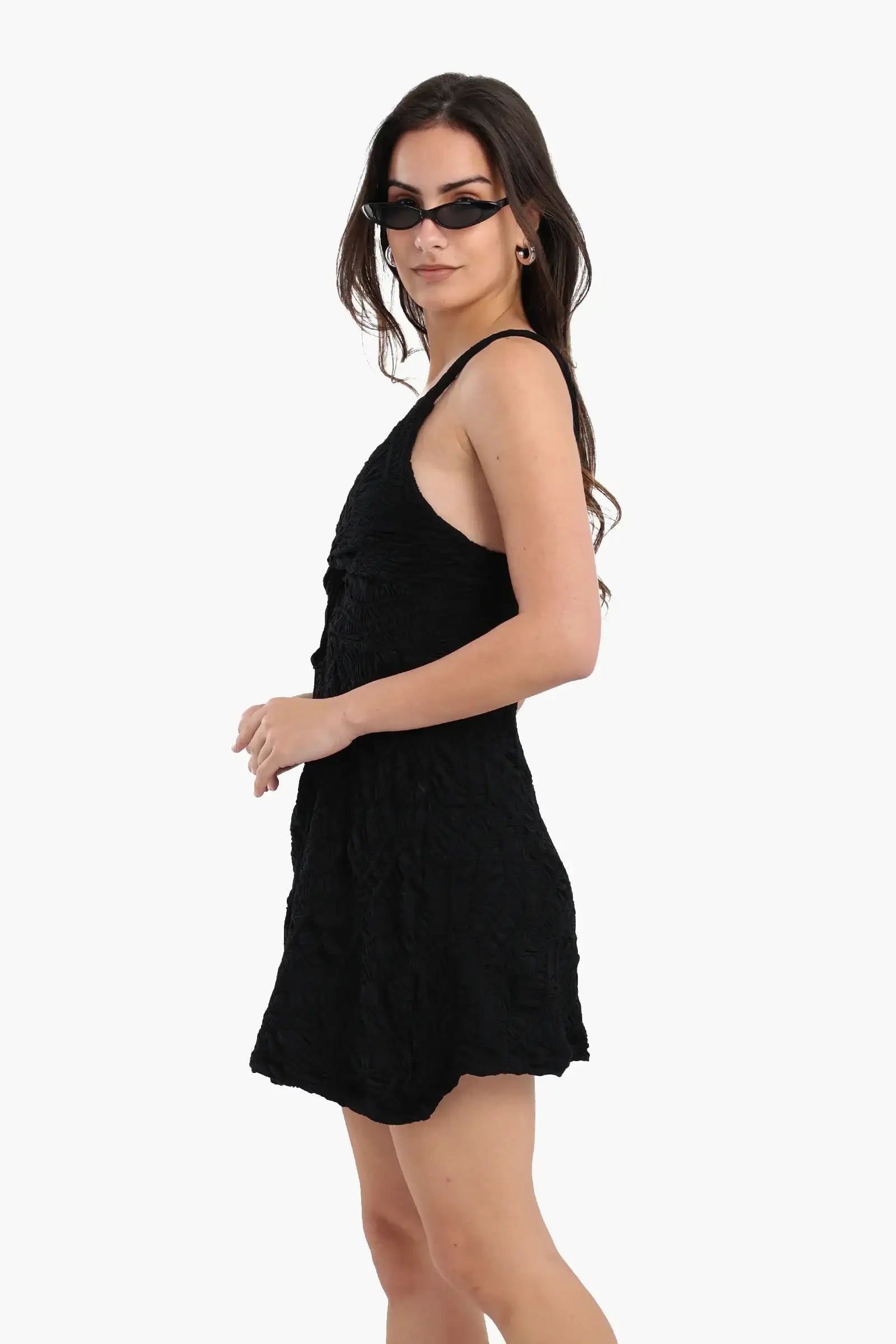 Jacquard Textured Beach Dress