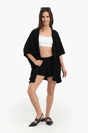 Ribbed Beach Shorts