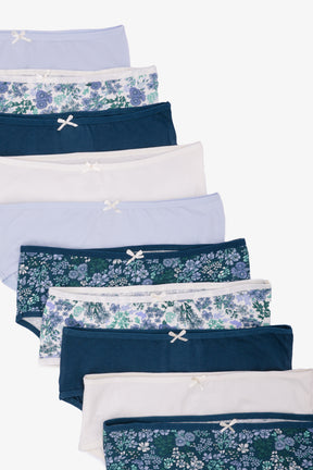 Pack of 10 Colored Brief Panties