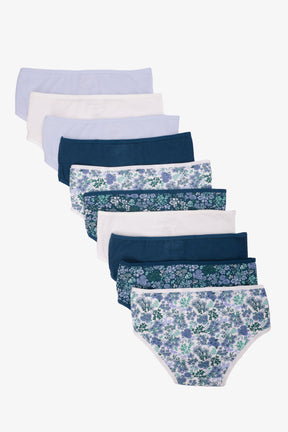 Pack of 10 Colored Brief Panties