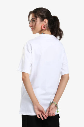 تيشيرت واسع بطبعة شعار 