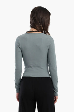 Square Neck Corset Top