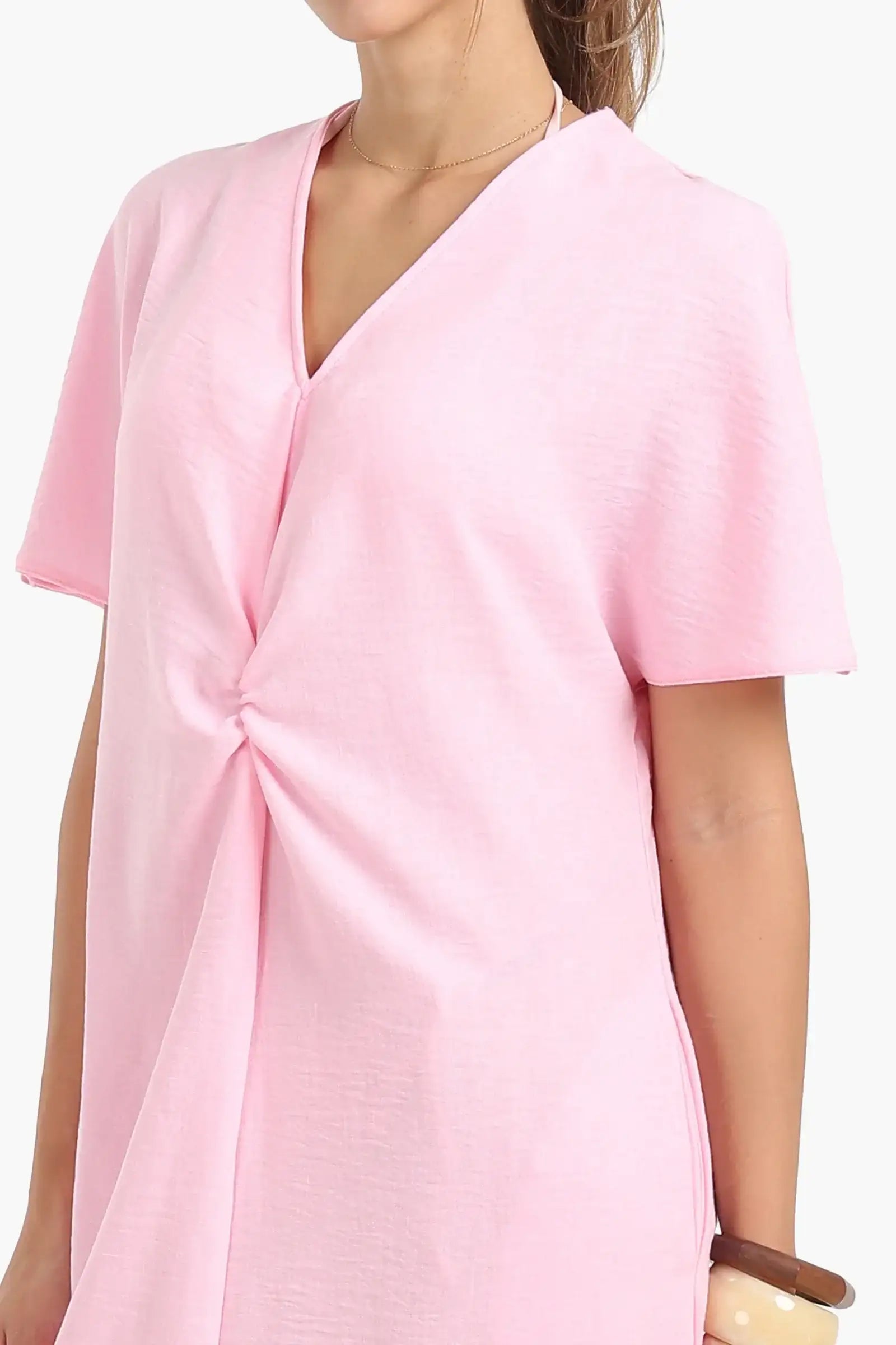 Dress with Fringes Detail
