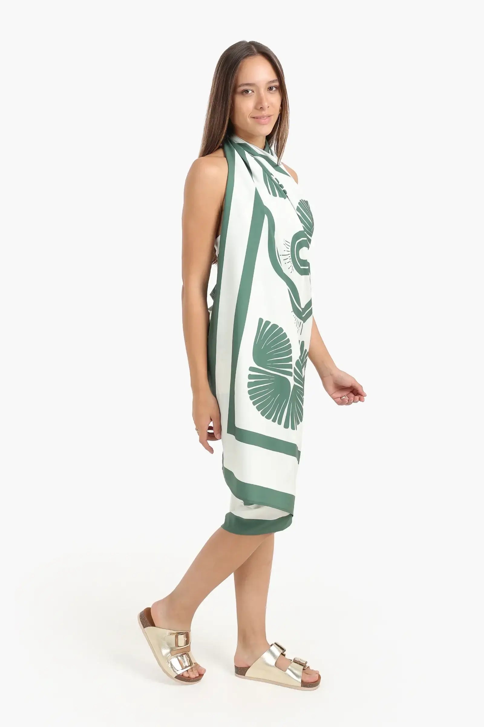 سارونج بطبعة للشاطئ