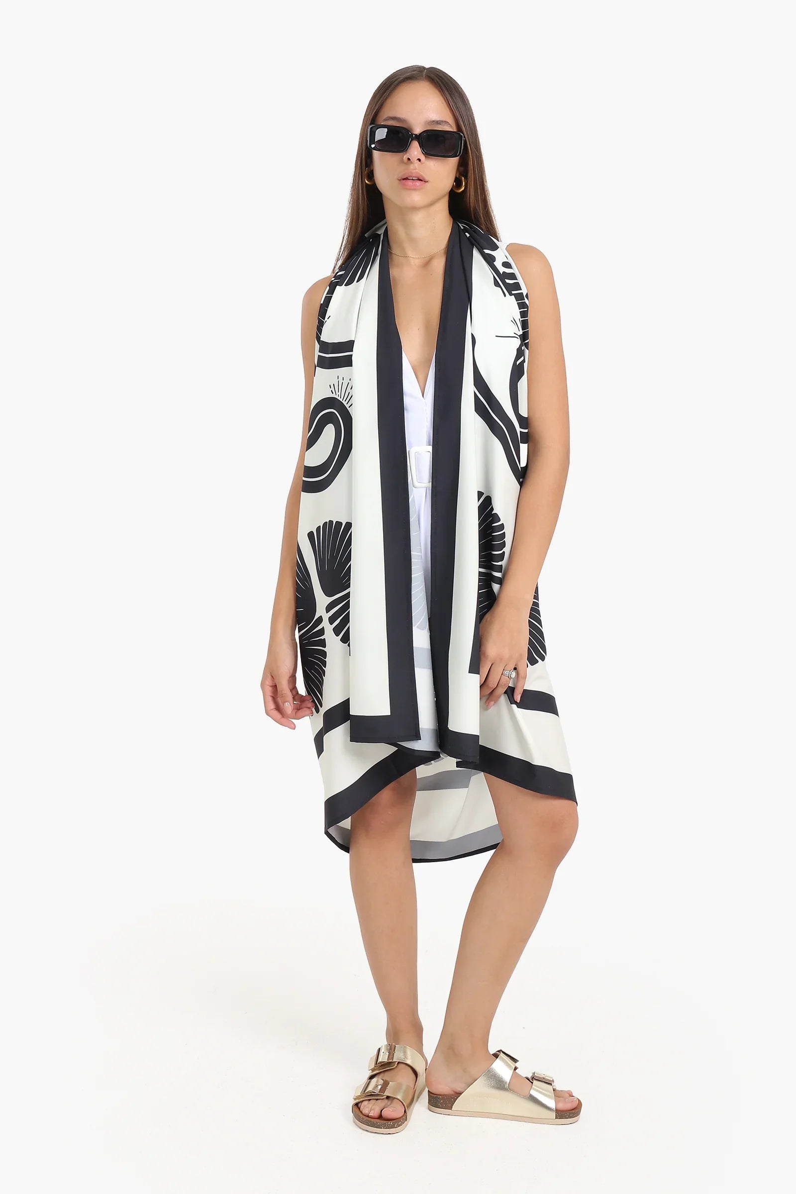 سارونج بطبعة للشاطئ