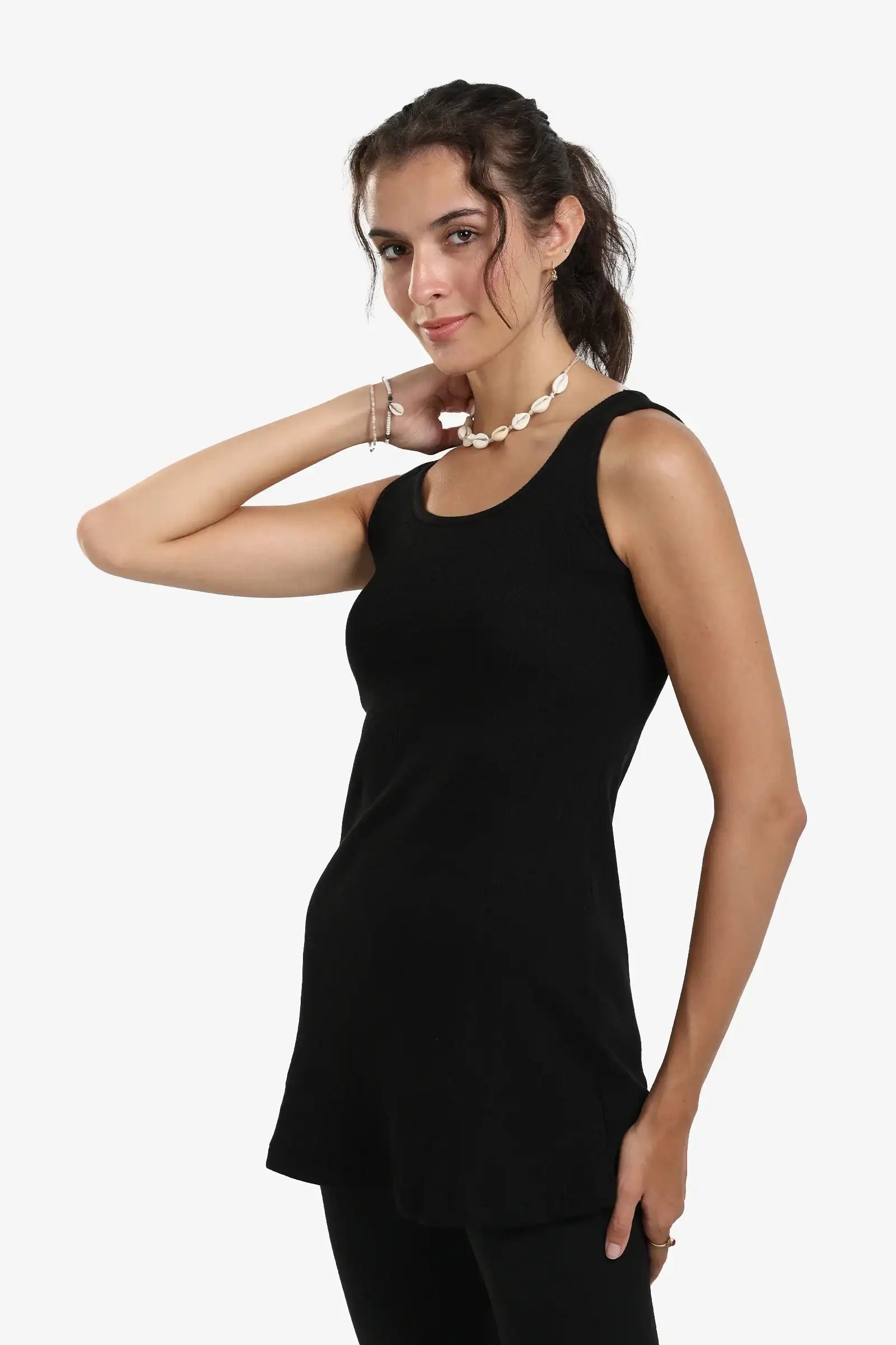 Long Slim Fit Top