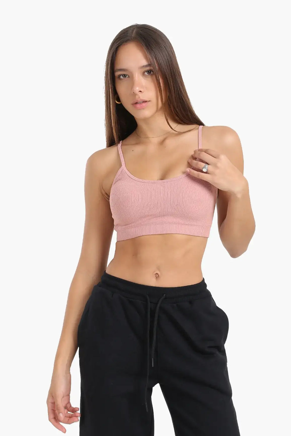 Plunge Round Neck Soft Bra