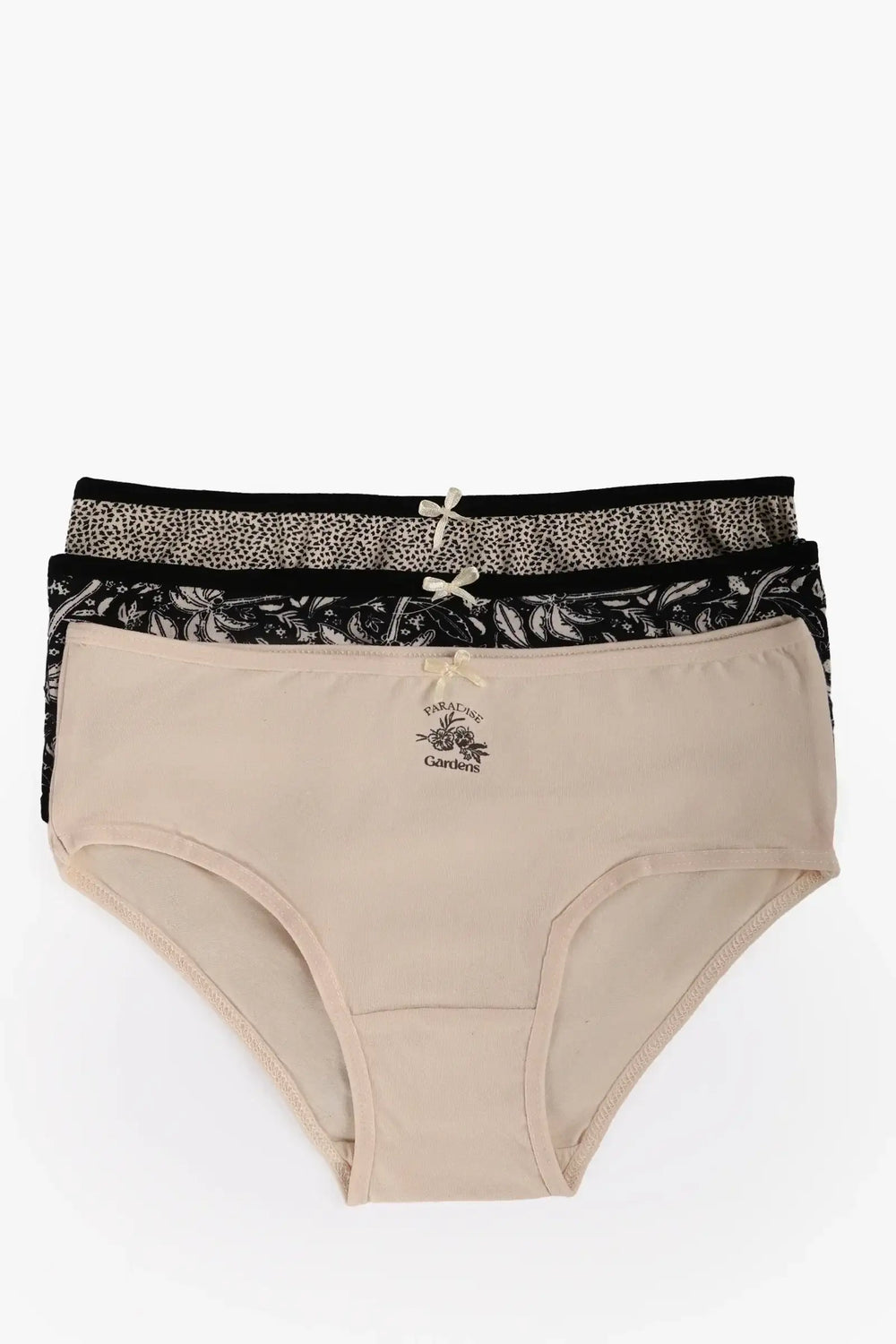 Pack of 3 Colored Brief Panties