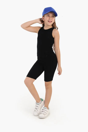 Girly Ribbed Cycling Shorts
