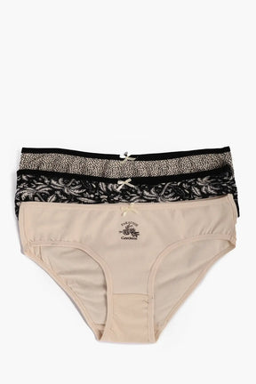 Pack of 3 Colored Bikini Panties