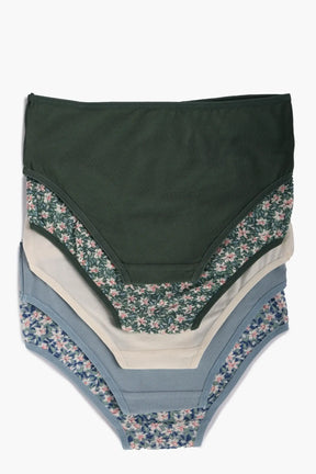 Pack of 5 Colored Brief Panties