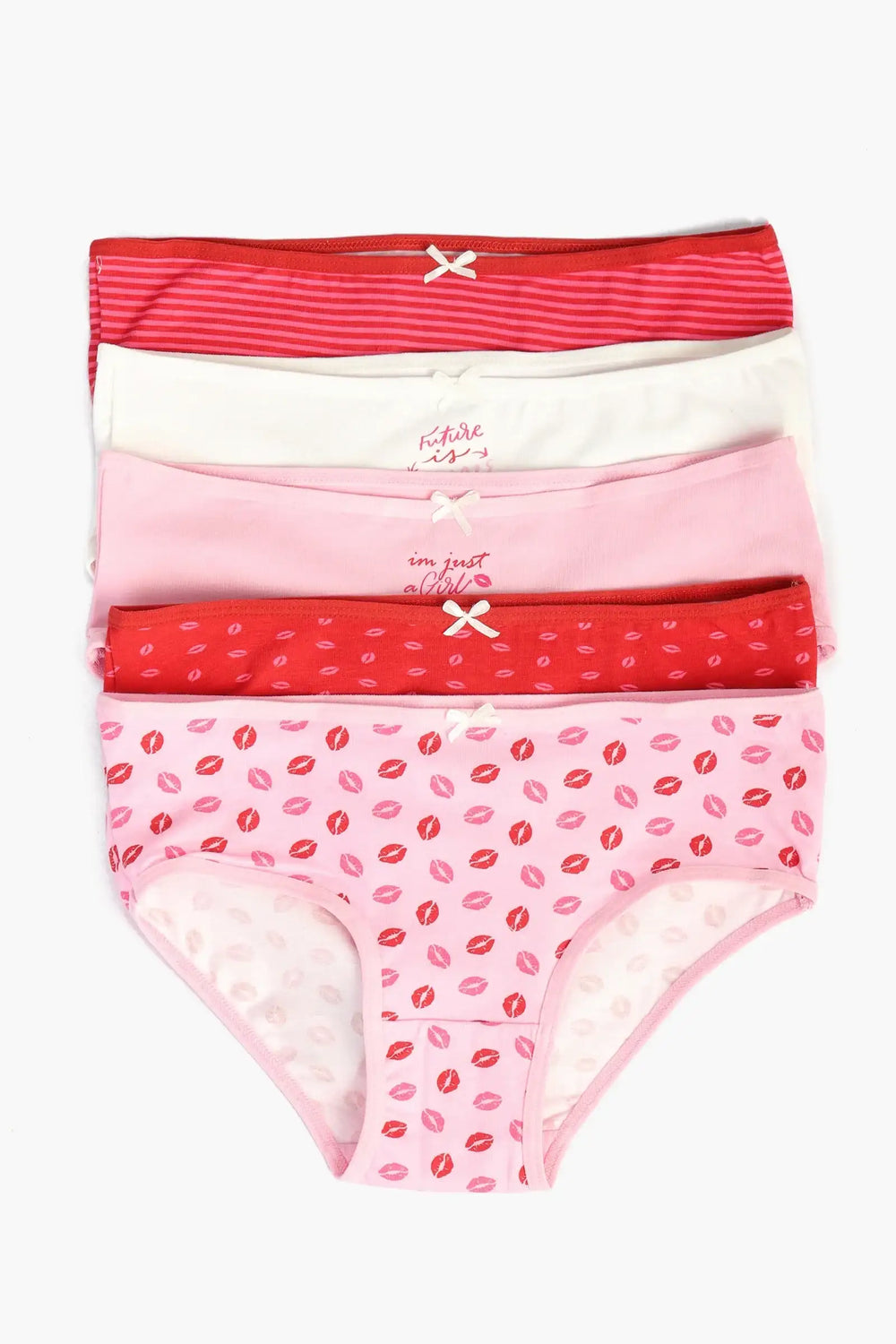 Pack of 5 Colored Brief Panties