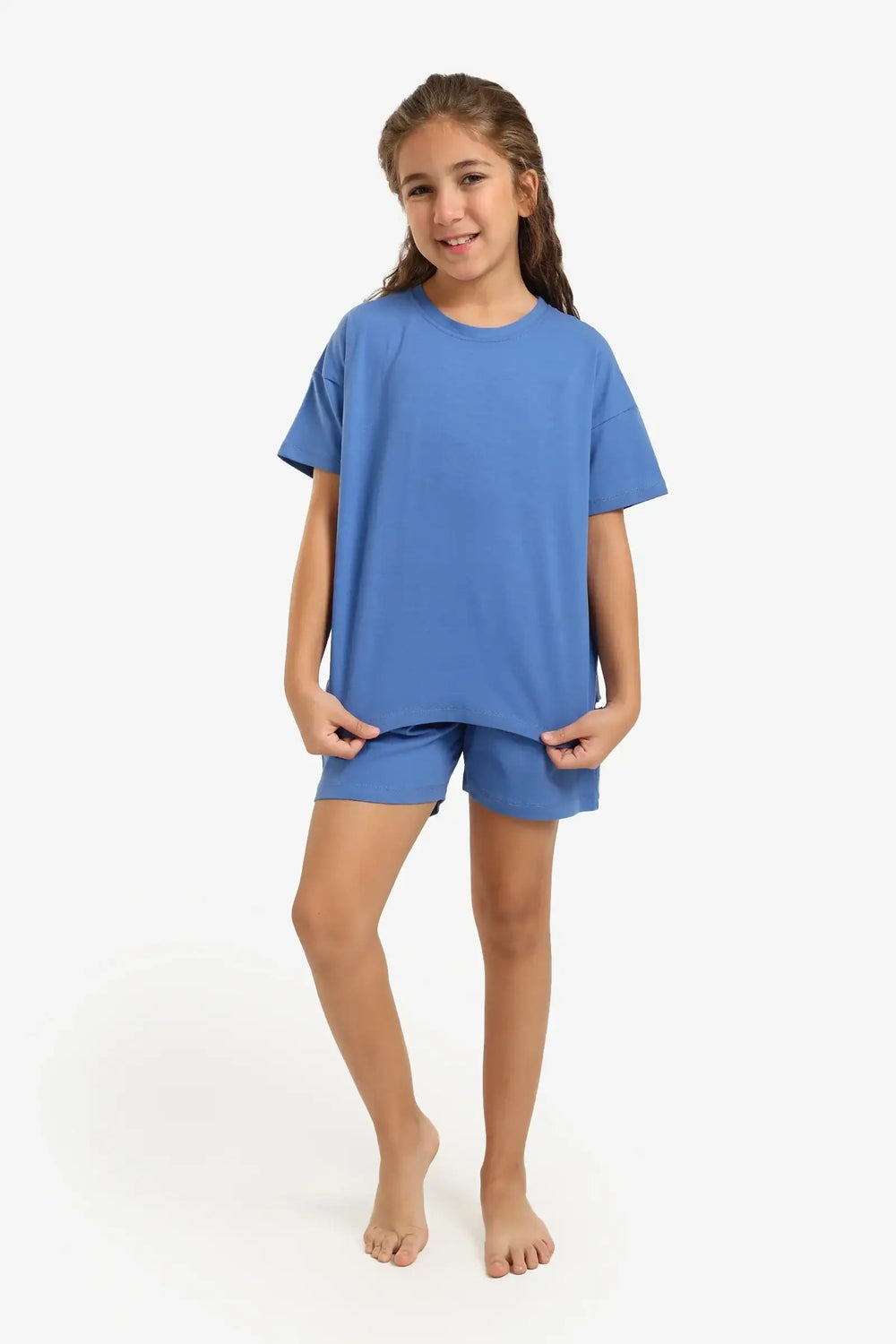 Light Indigo Girly Pyjama Set