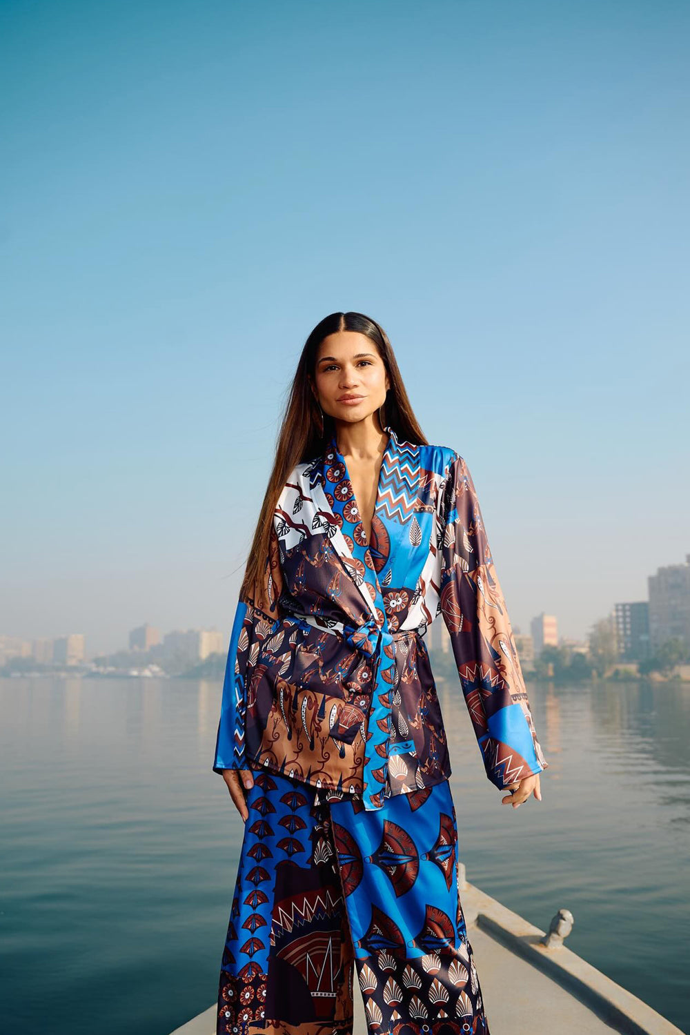 Belted Flowy Kimono