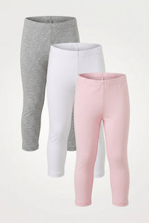 Pack of 3 Girly Long Leggings