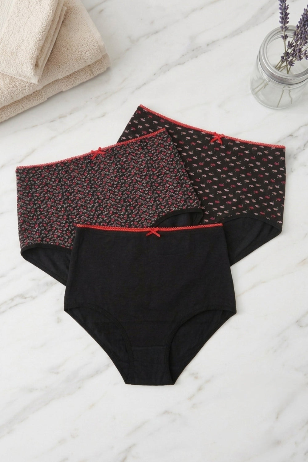 Pack of 3 Cotton Full Brief