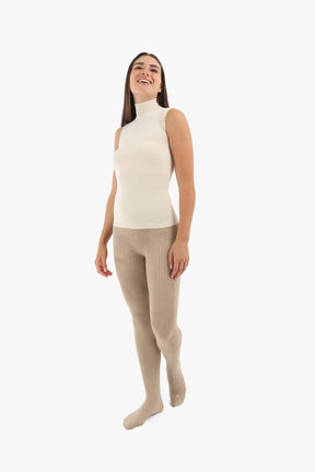 High Neck Sleeveless Top - Carina - كارينا