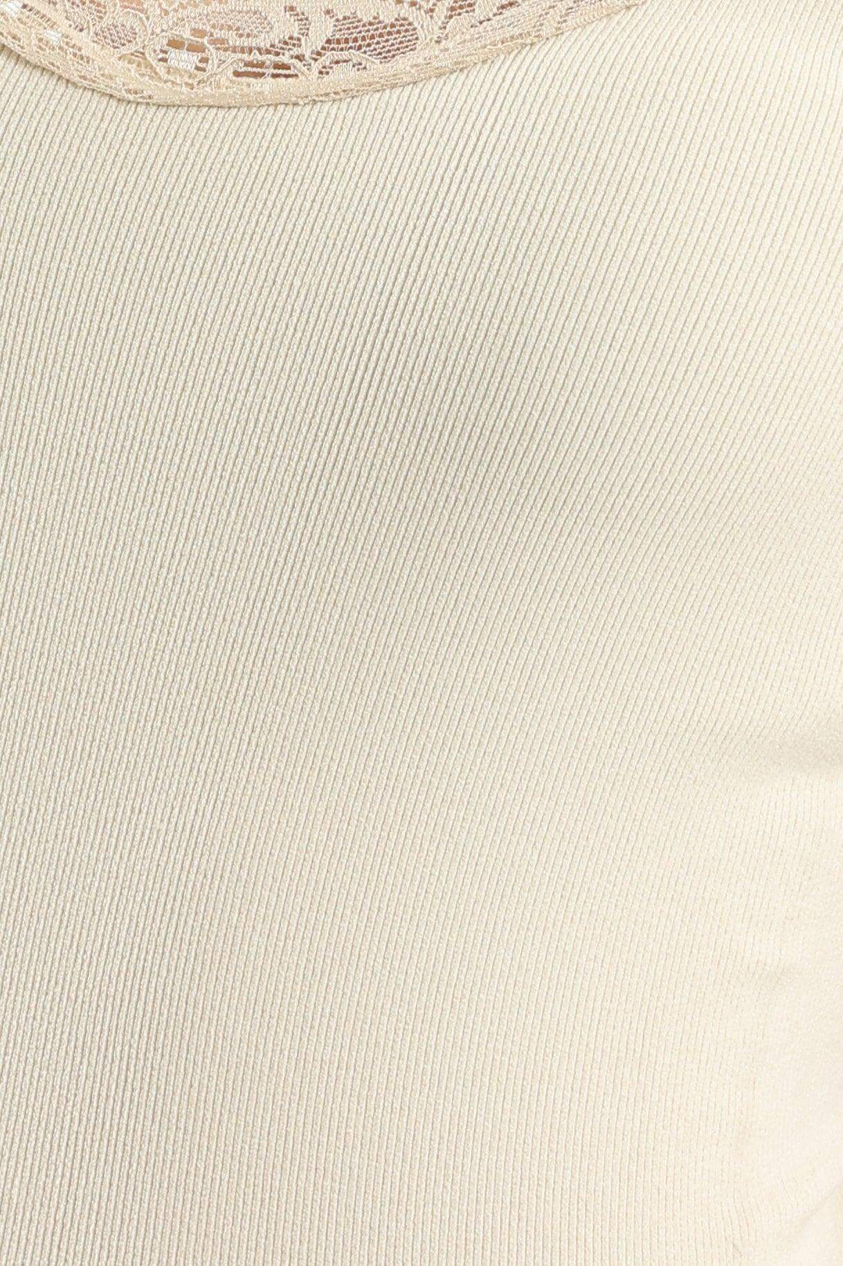 Plunge Round Neck Top - Carina - كارينا