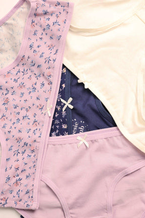 Pack of 5 Colored Bikini Panties - Carina - كارينا