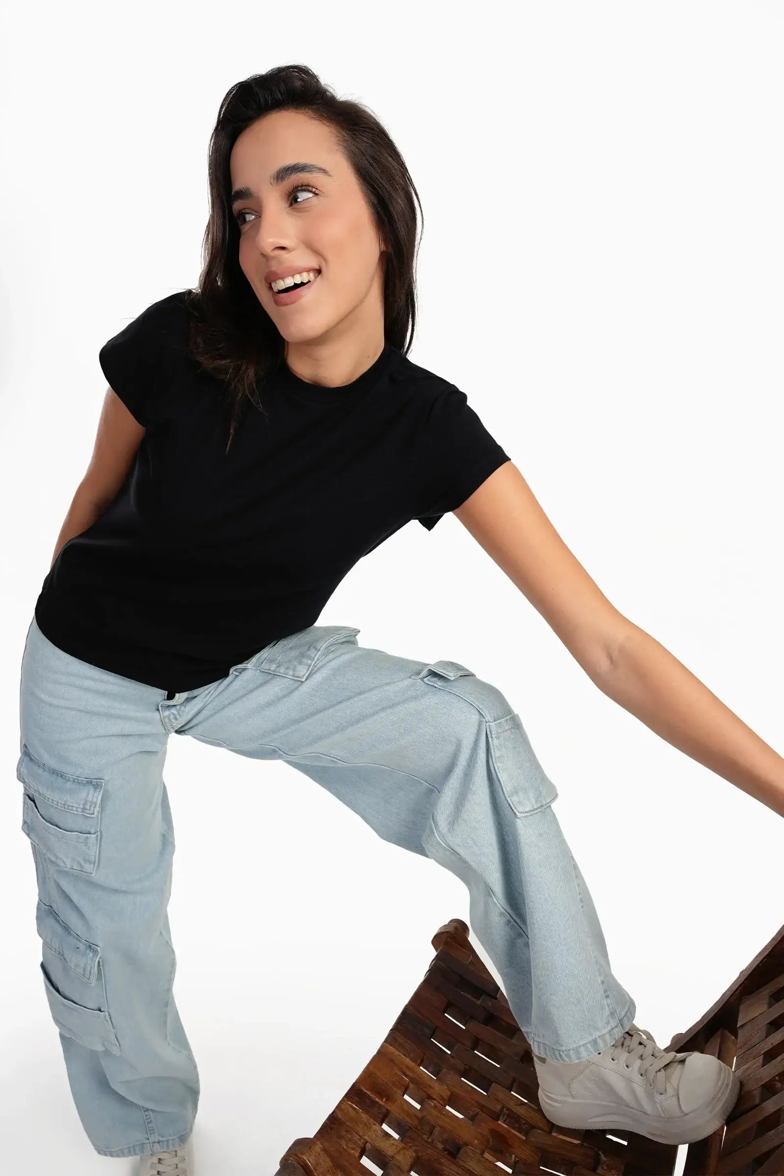 تيشيرت سادة قطن مريح