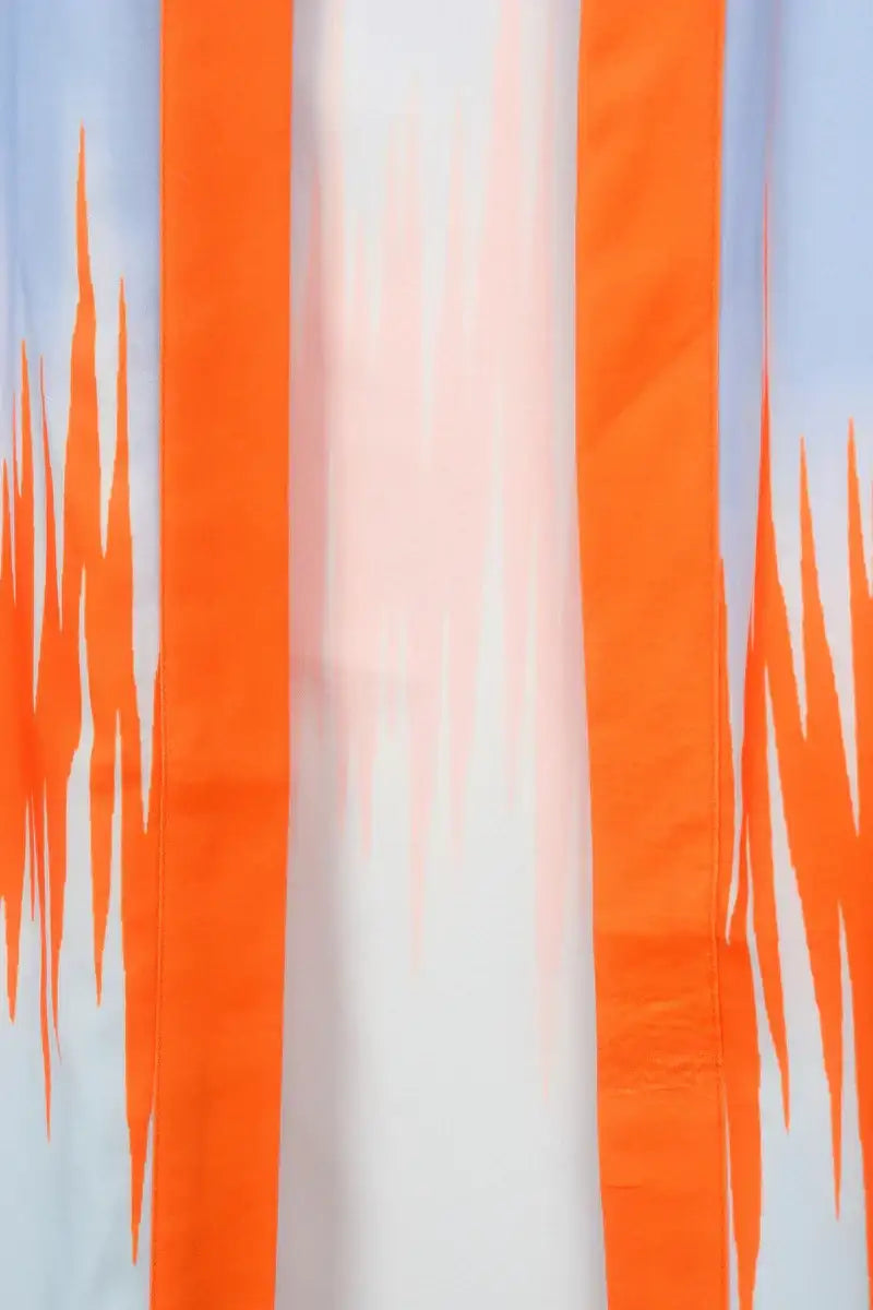 كيمونو ميدي مقسم بألوان