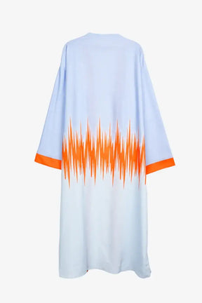 كيمونو ميدي مقسم بألوان