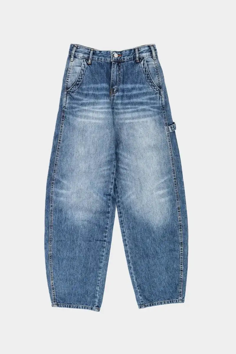 High Waist Washed Jeans