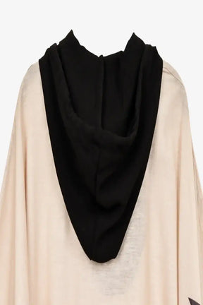 Chic Printed Hooded Abaya