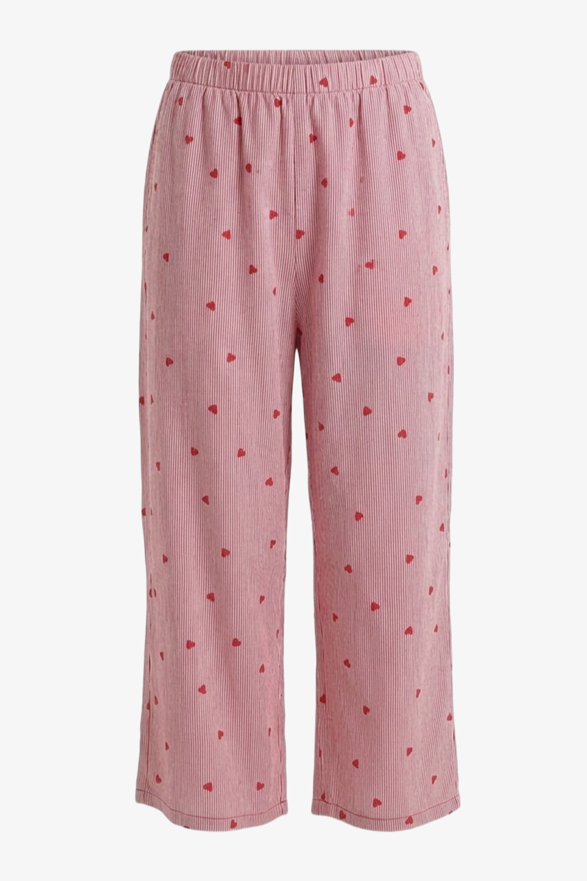 Striped Midi Pyjama Set