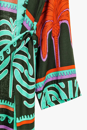Palm Printed Cardigan