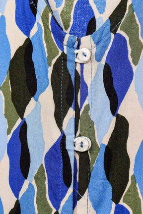 Printed V-Neck Dress