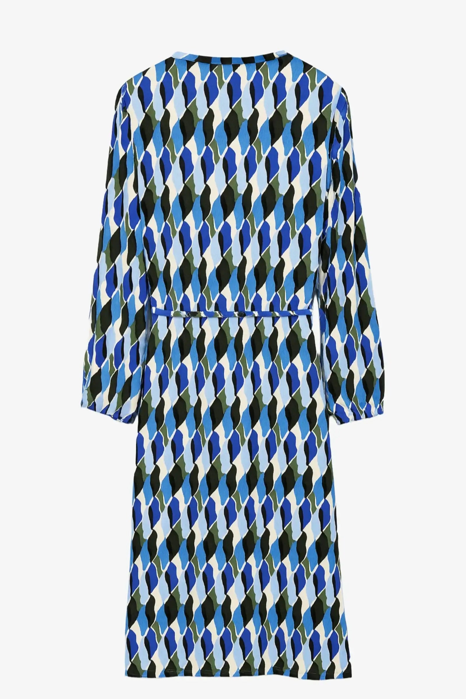 Printed V-Neck Dress