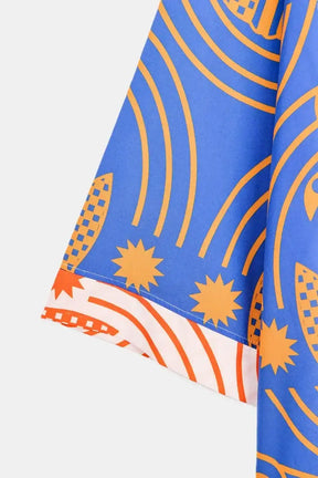 Sun-Printed Midi Kimono