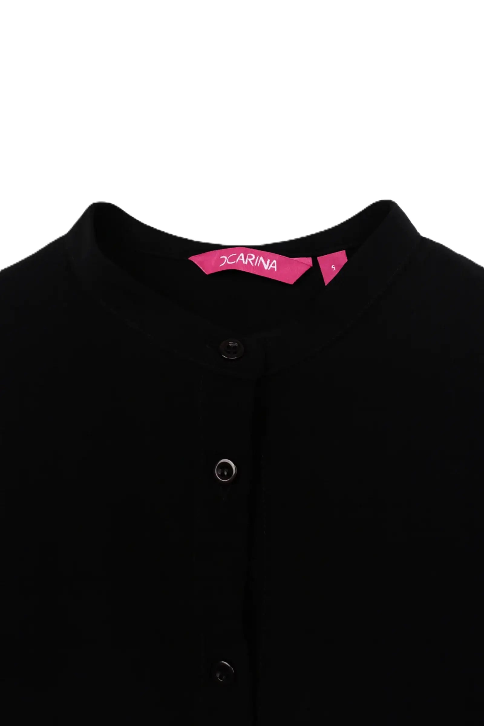 Black Vintage Ruffle Blouse
