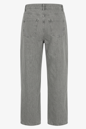 Seam-Detail Denim Pants