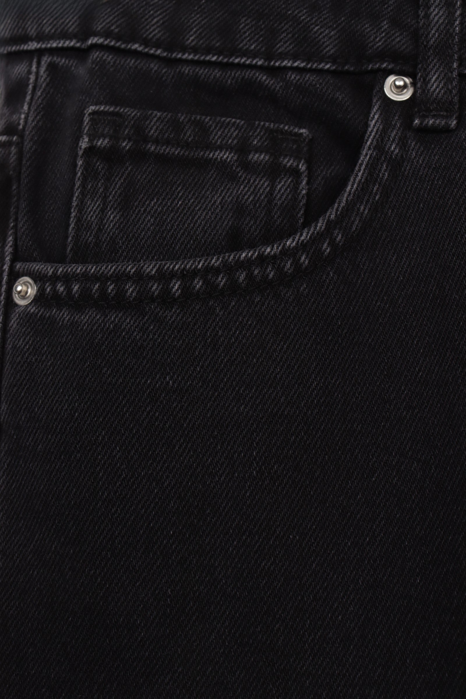 Wide-Leg Denim Pants