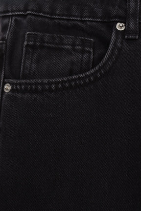 Wide-Leg Denim Pants