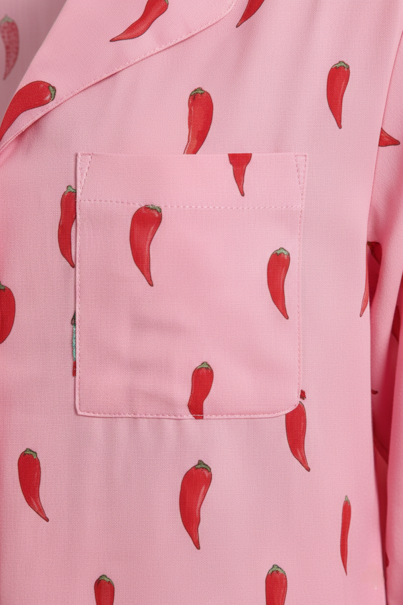 Pepper Print Relaxed Pyjama Set